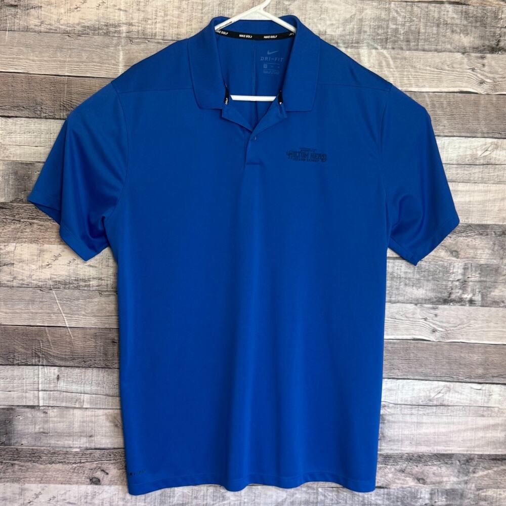Nike Disney Mens Hilton Head Resort Polo Shirt XL Blue Classic Performance